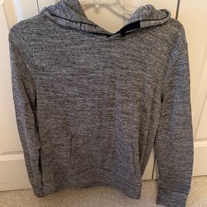 Woman’s Black/White marled Hoodie